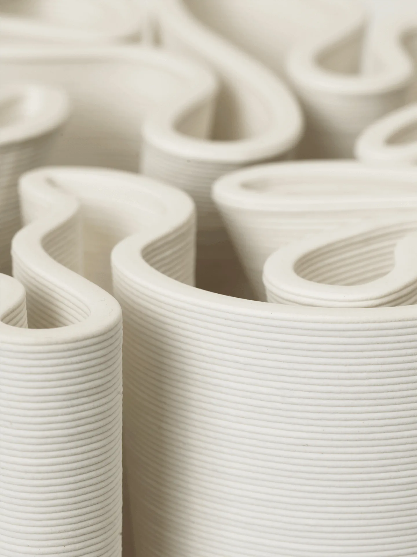 Vaso Dedali 25 cm, Off-white Ferm Living