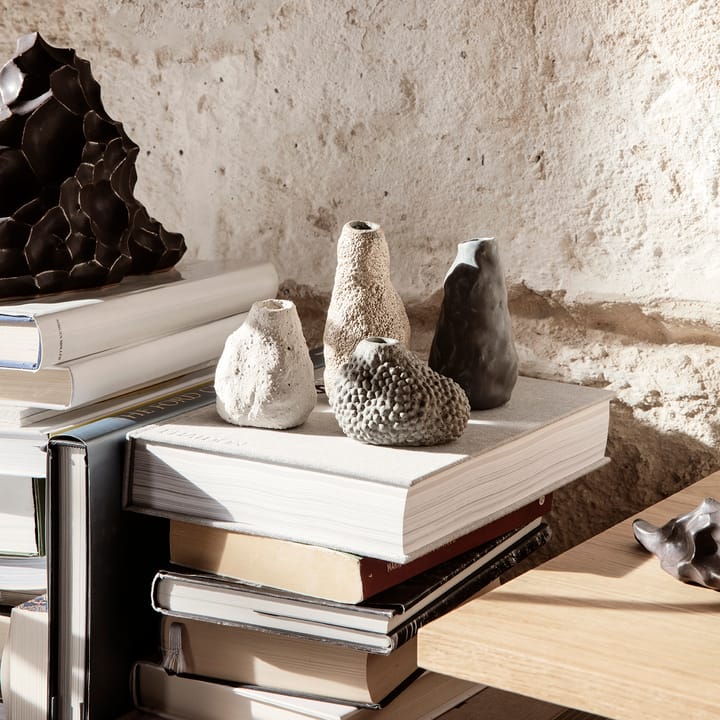 Vaso mini Vulca, Off white stone Ferm Living