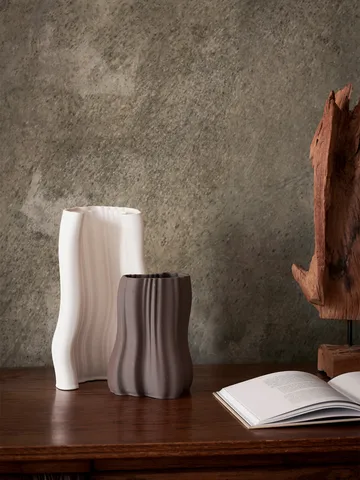 Vaso Moire 20 cm - Antracite - Ferm Living
