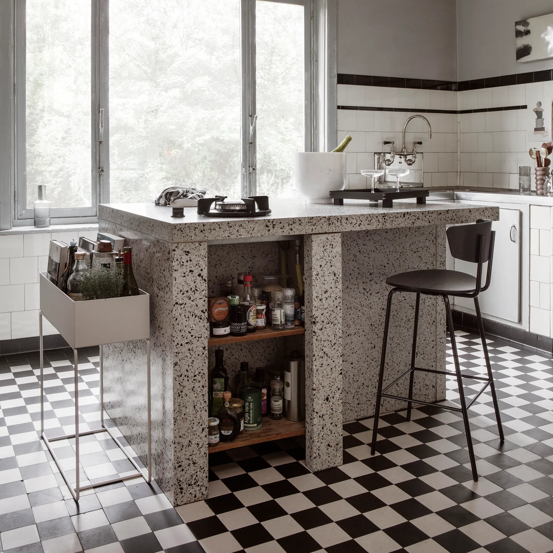 Vaso para plantas Ferm living, light grey (cinza claro) Ferm Living