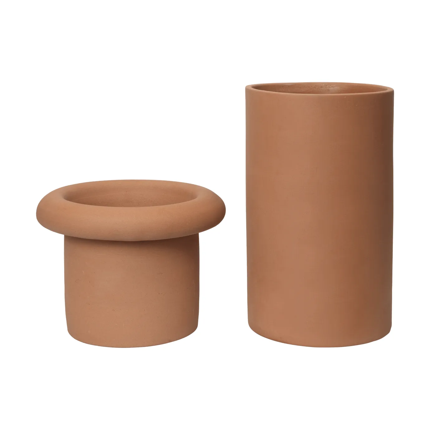 Vaso Rollo Ø31x46 cm, Terracotta Ferm Living