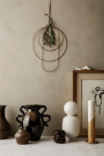 Vaso Verso 27 cm - Preto-castanho - Ferm Living