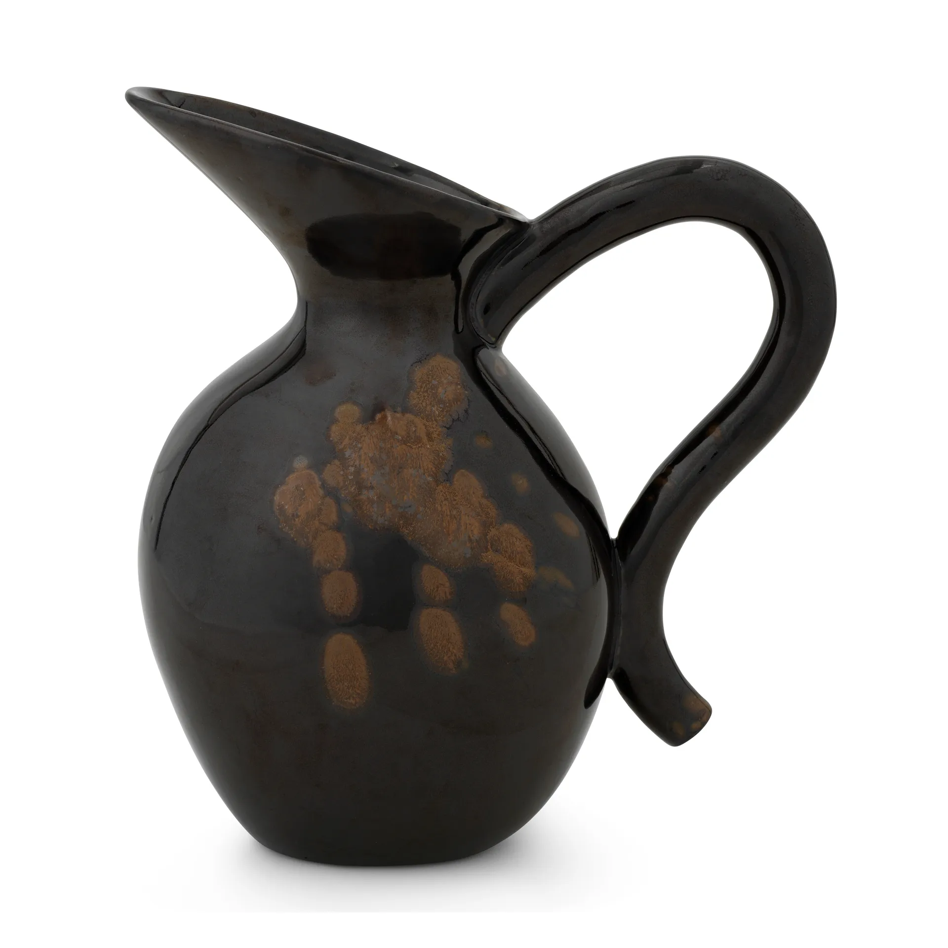 Vaso Verso, preto-castanho Ferm Living