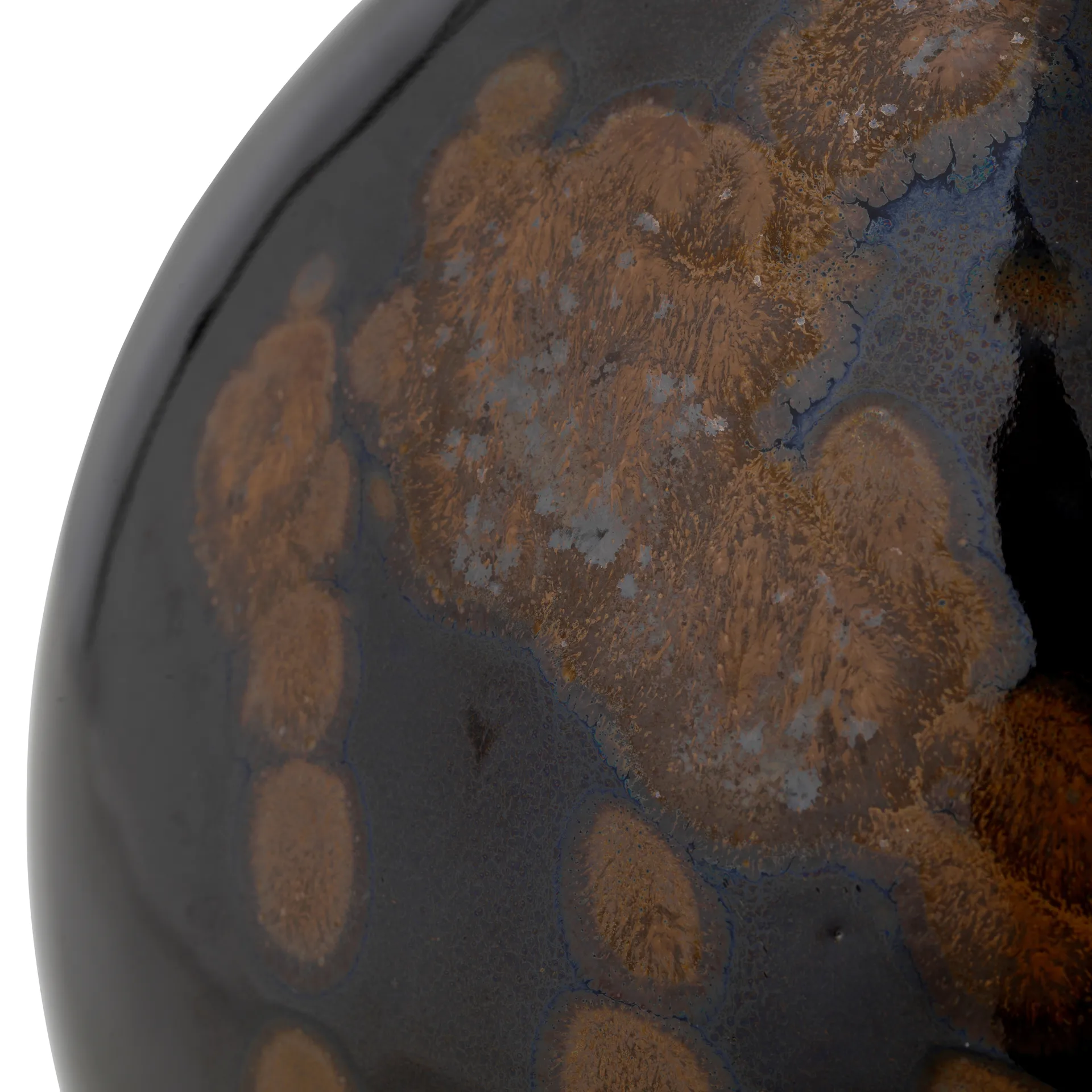 Vaso Verso, preto-castanho Ferm Living