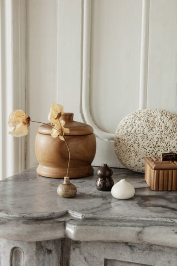 Vasos mini Komo, 3 un. - Brown-white - Ferm Living