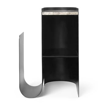 Vault mesa de apoio 40,2x33,4x50 cm - Preto - Ferm Living