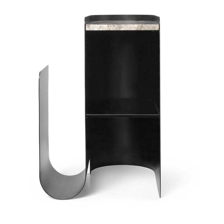 Vault mesa de apoio 40,2x33,4x50 cm, Preto Ferm Living