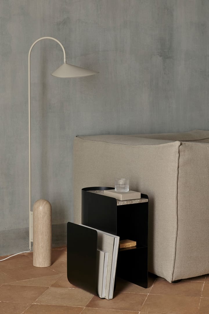 Vault mesa de apoio 40,2x33,4x50 cm, Preto Ferm Living