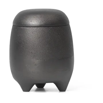 Vela em frasco Evoke - Alumínio enegrecido - Ferm Living