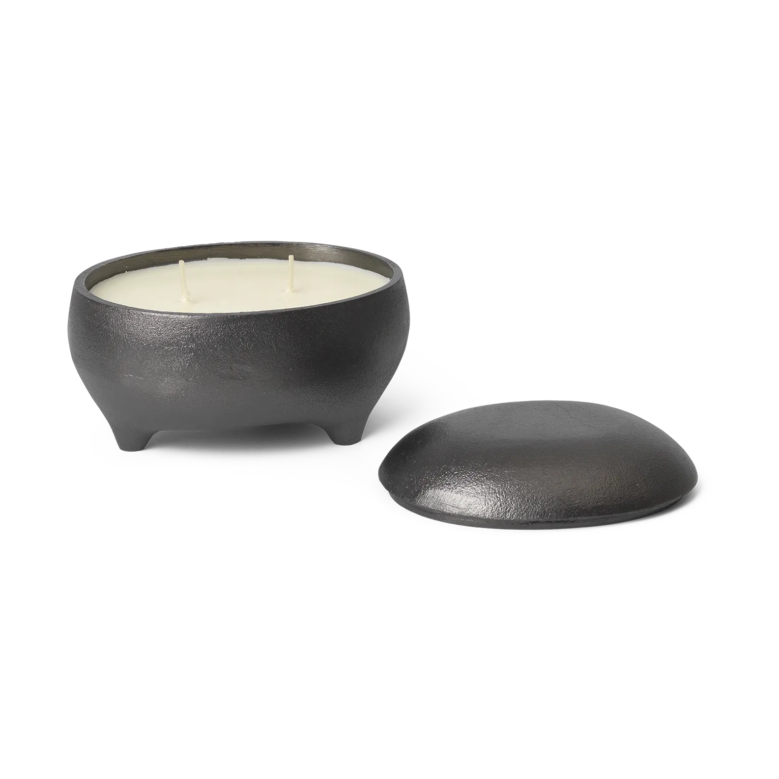 Vela em frasco Evoke twin, Alumínio enegrecido Ferm Living