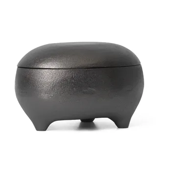 Vela em frasco Evoke twin - Alumínio enegrecido - Ferm Living