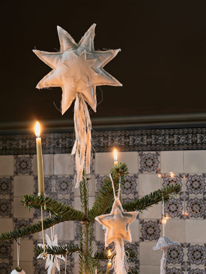 Vela Estrela para topo da árvore, Natural Ferm Living