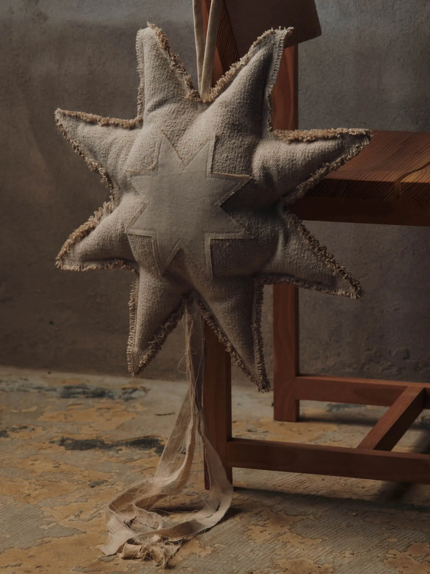 Vela ornamento de janela pendente decorativo 50x88 cm, Natural Ferm Living