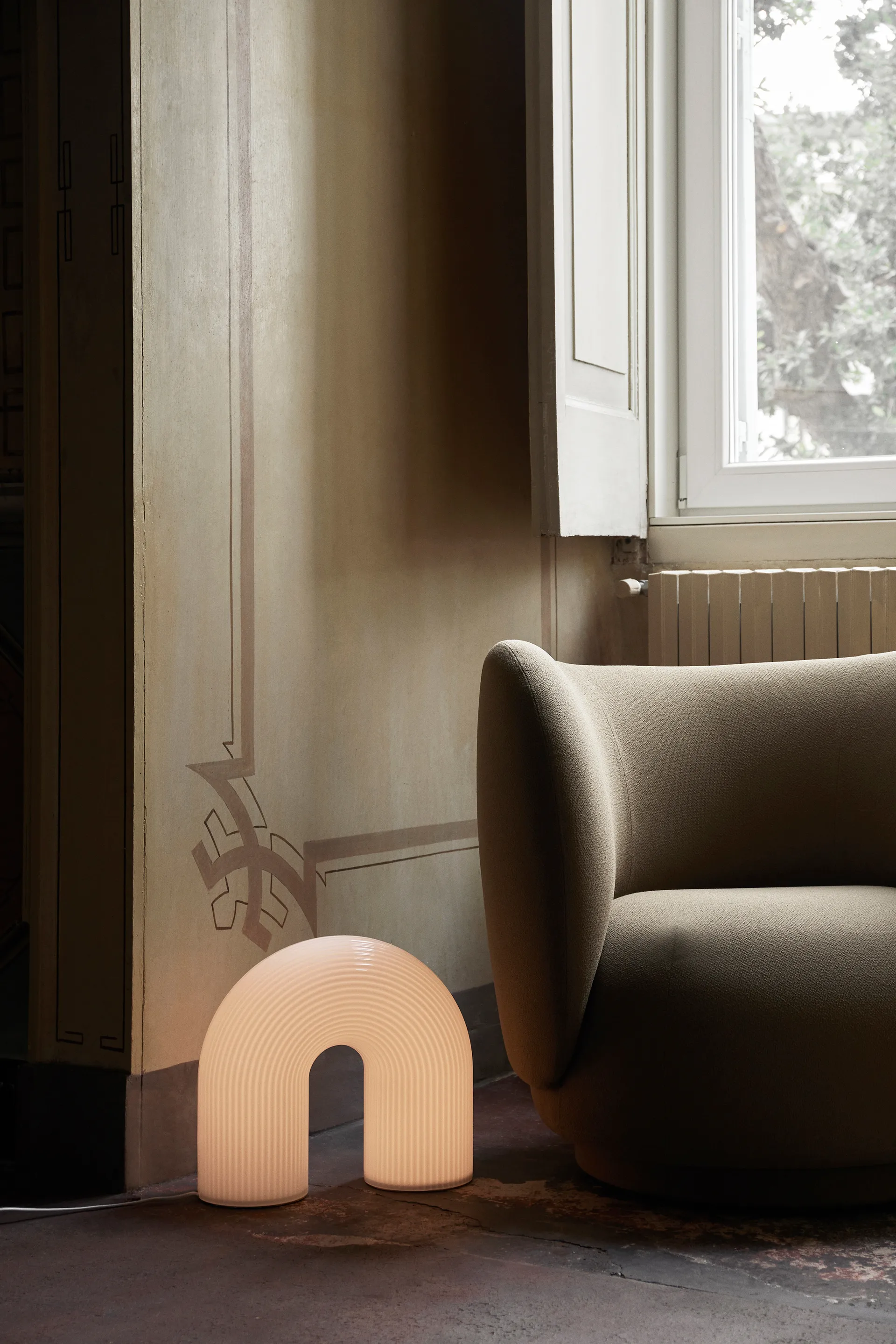 Vuelta candeeiro de chão 40x16x36 cm, Branco Ferm Living