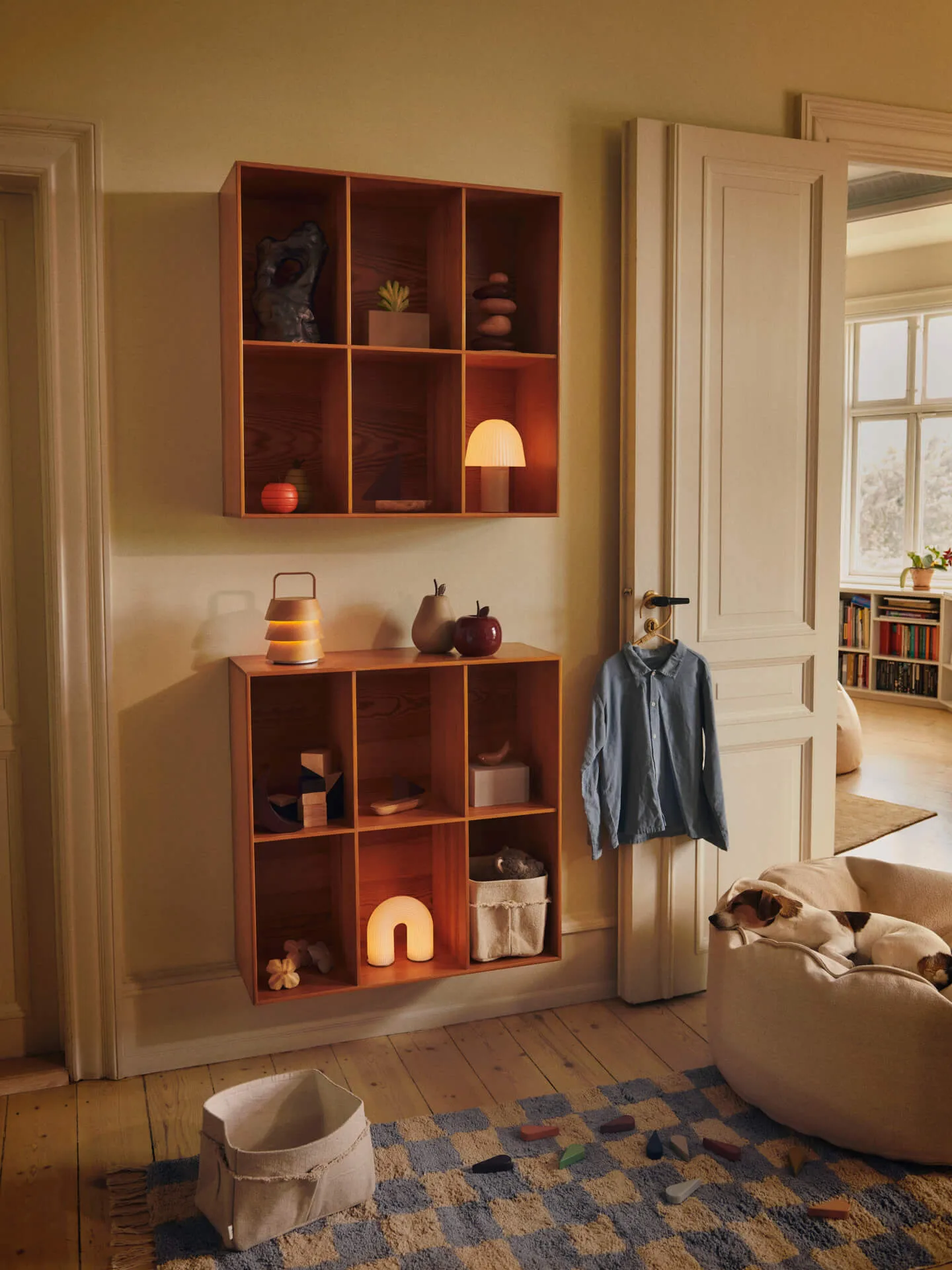 Wavi cabides 3 unidades, Natural Ferm Living