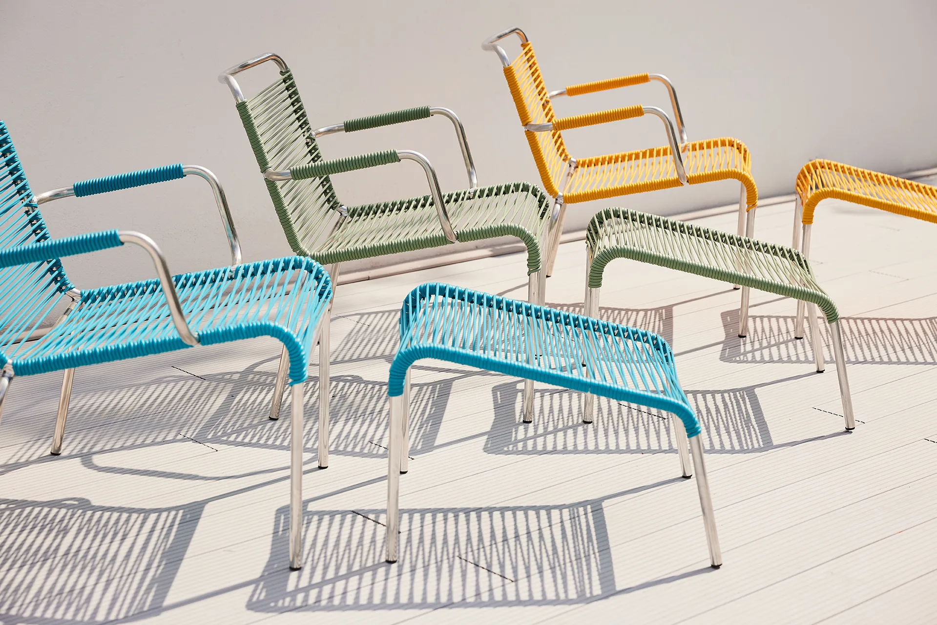 Banquinho Mya Lounge, Turquo Fiam