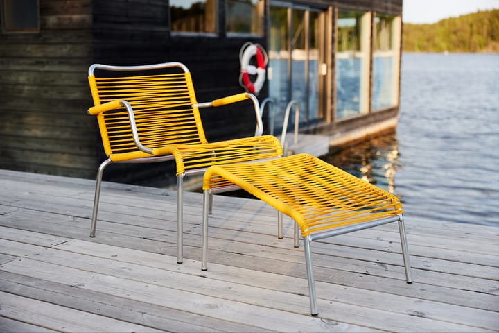 Cadeira com braços Mya Lounge, Yellow Fiam