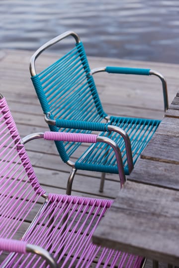 Cadeira com braços Mya Spaghetti - Pink - Fiam