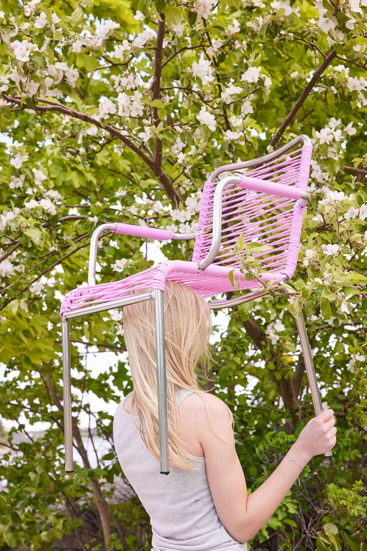 Cadeira com braços Mya Spaghetti, Pink Fiam