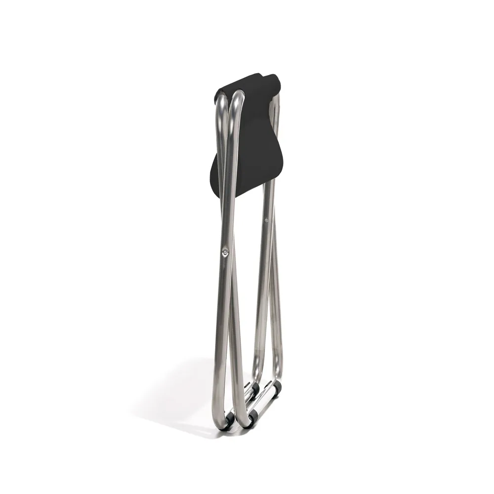 Chico banquinho, Sage green-suporte de alumínio Fiam