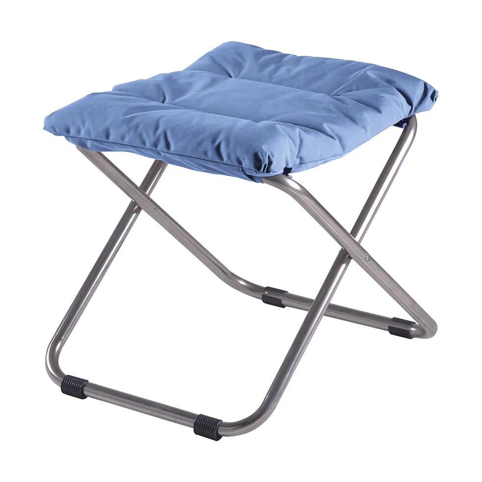 Chico Soft banquinho, Azul claro- bege supertex Fiam