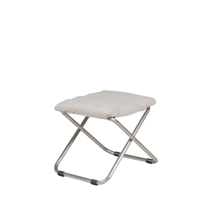 Chico Soft banquinho - Bege-suporte de alumínio - Fiam