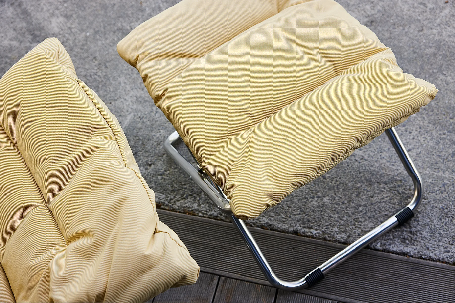 Chico Soft banquinho, Dusty yellow Fiam