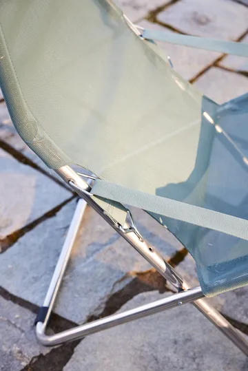 Fiesta cadeira de praia - Suporte de alumínio sage green - Fiam