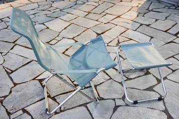 Fiesta cadeira de praia - Suporte de alumínio sage green - Fiam