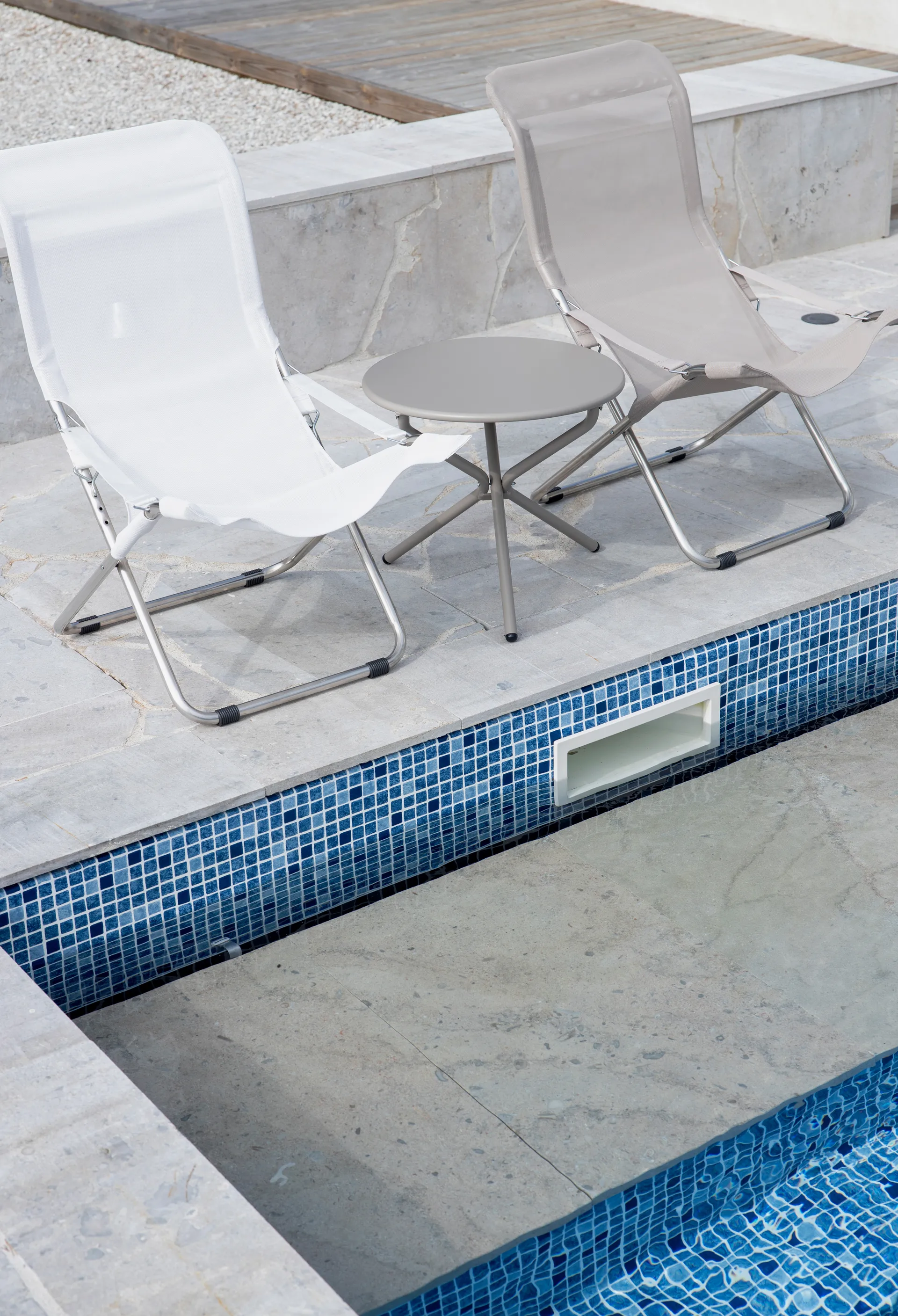 Fiesta cadeira de praia, Taupe Fiam