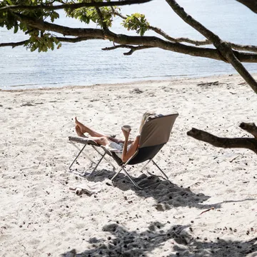 Fiesta Soft cadeira de praia - Tecido grey-suporte de alumínio - Fiam