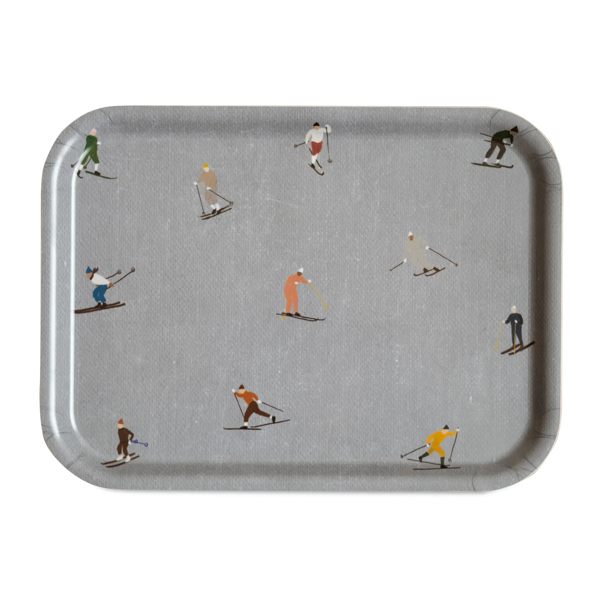 Bandeja Skiers 20x27 cm, Cinzento Fine Little Day