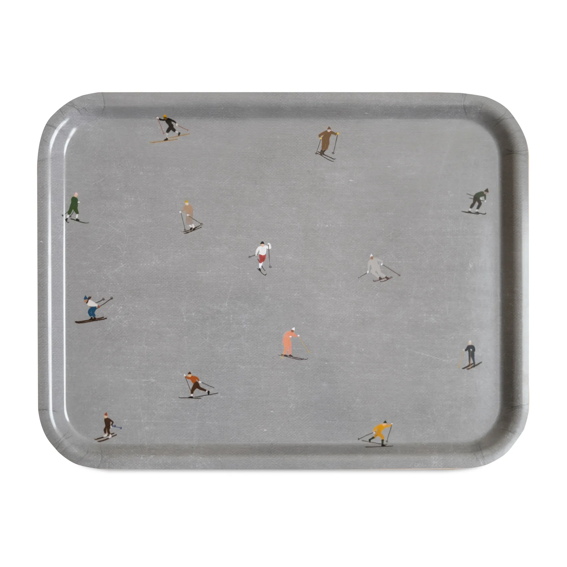 Bandeja Skiers 33x43 cm, Cinzento Fine Little Day