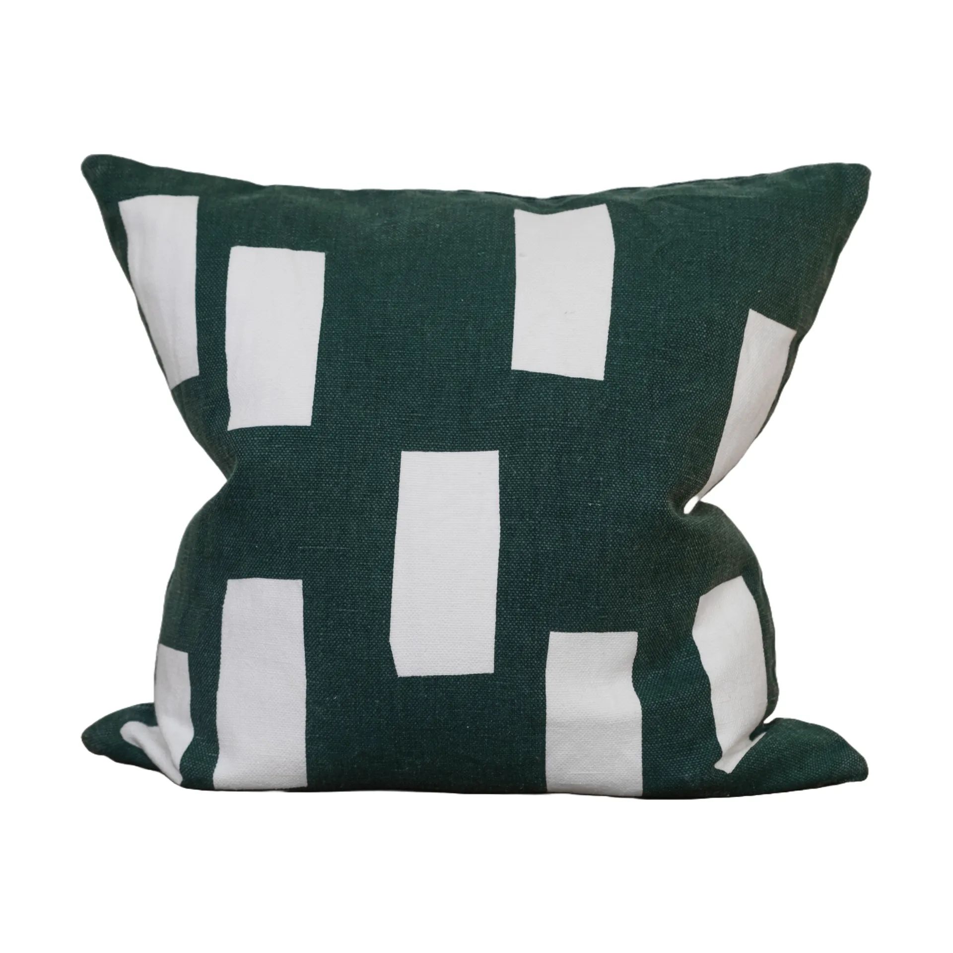 Block capa de almofada 48x48 cm, Verde Fine Little Day