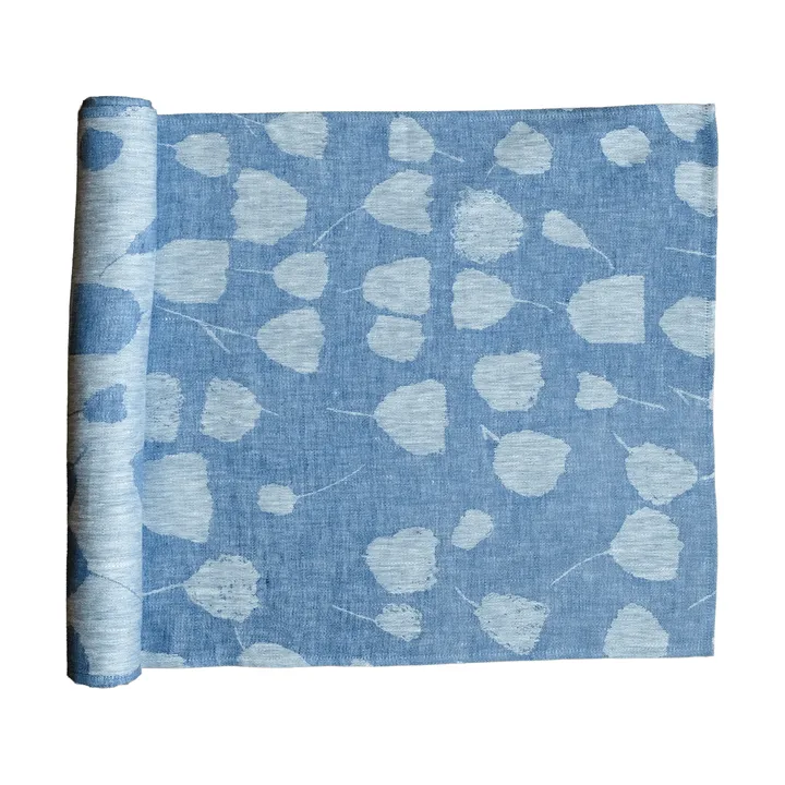 Caminho de mesa Bouquet 150x45 cm - Azul-offwhite - Fine Little Day