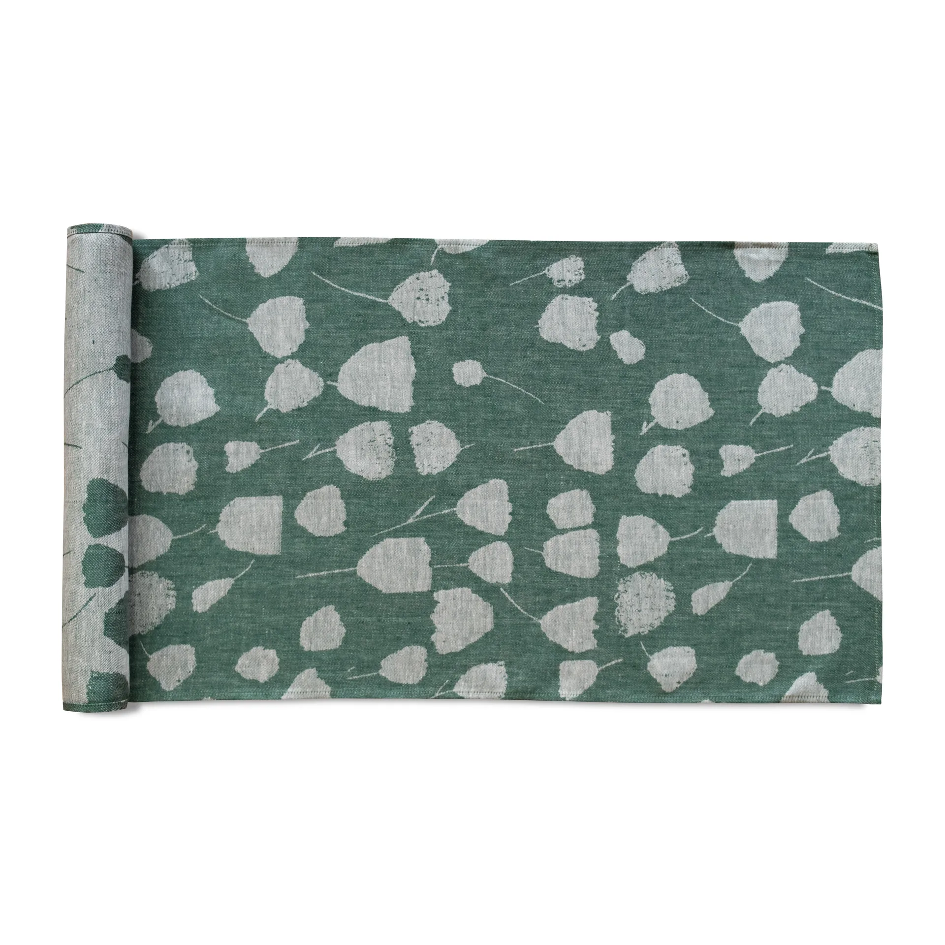 Caminho de mesa Bouquet 150x45 cm, Branco-verde Fine Little Day