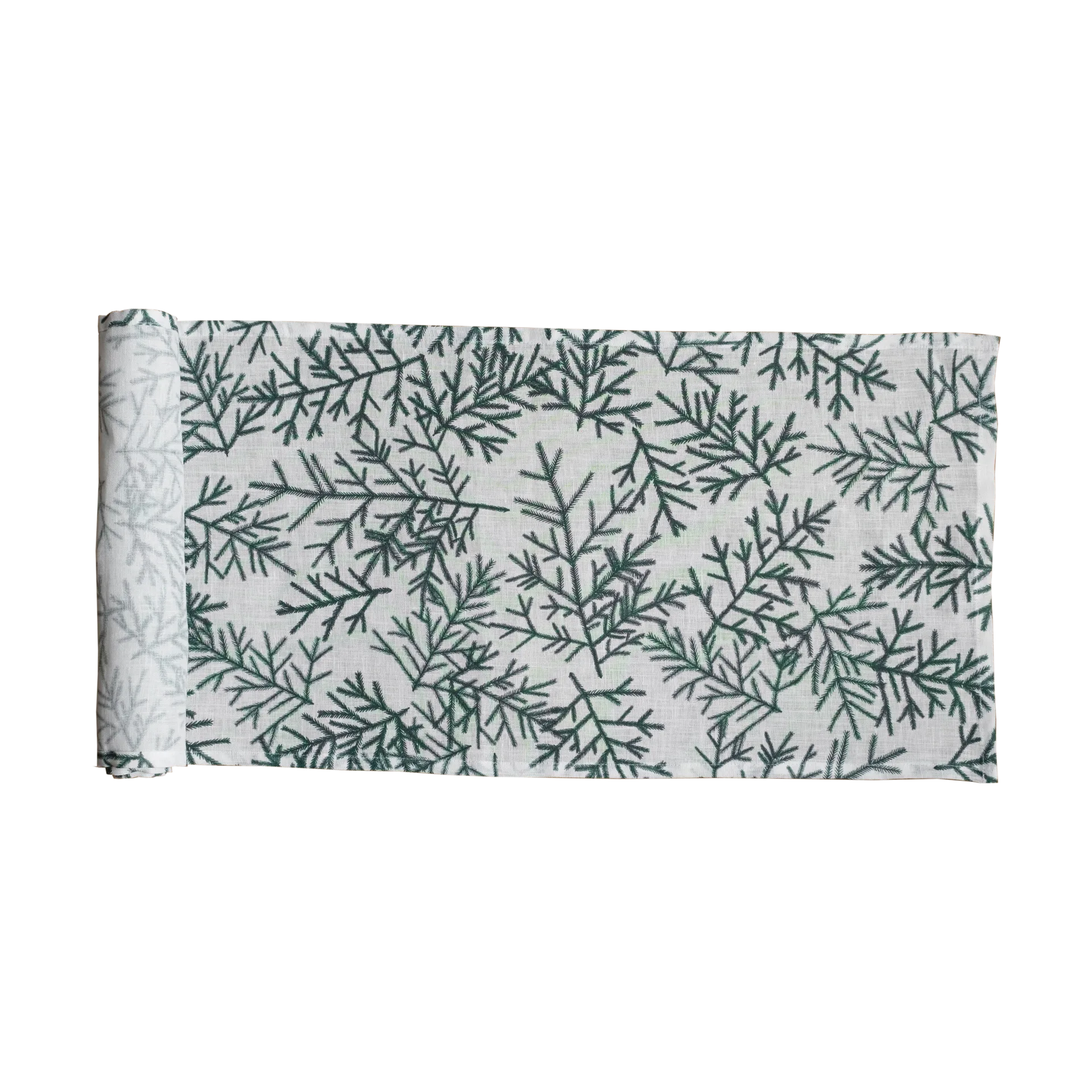 Caminho de mesa Granris, Branco-verde  Fine Little Day
