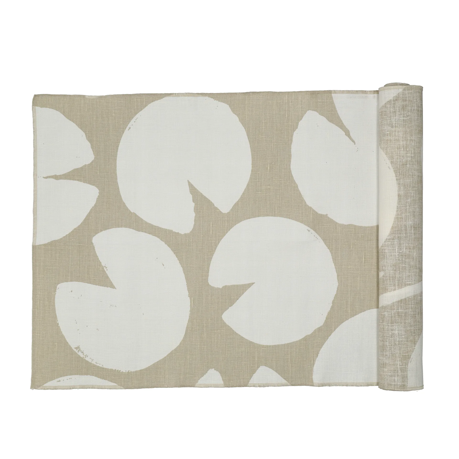 Caminho de mesa Water lilies 45x150 cm, Areia-branco Fine Little Day