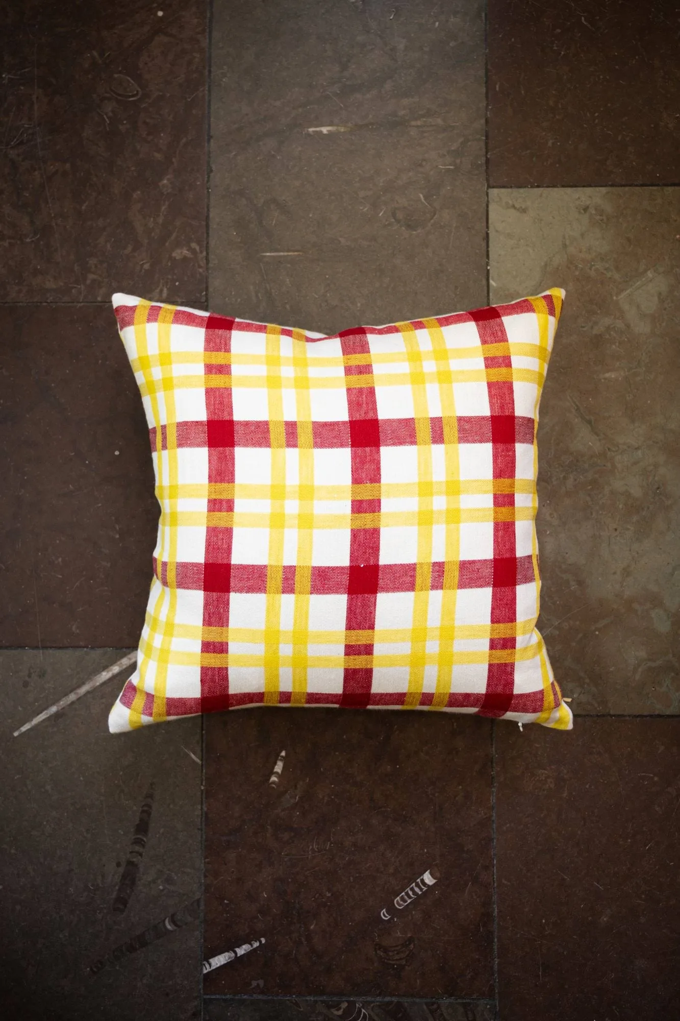 Capa de almofada Grid, Amarelo, 38x58 cm Fine Little Day