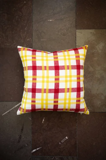 Capa de almofada Grid - Amarelo, 38x58 cm - Fine Little Day