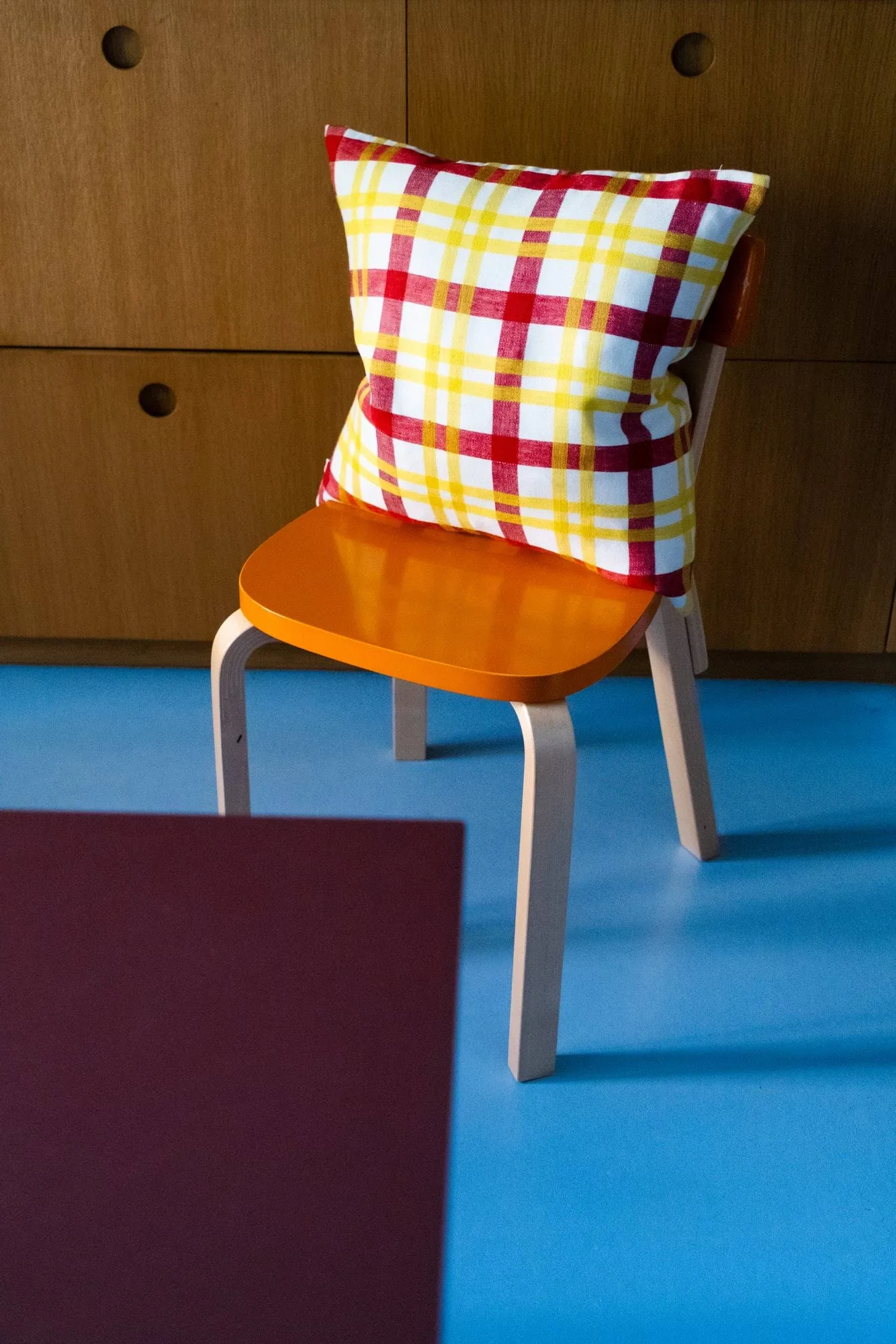Capa de almofada Grid, Amarelo, 38x58 cm Fine Little Day