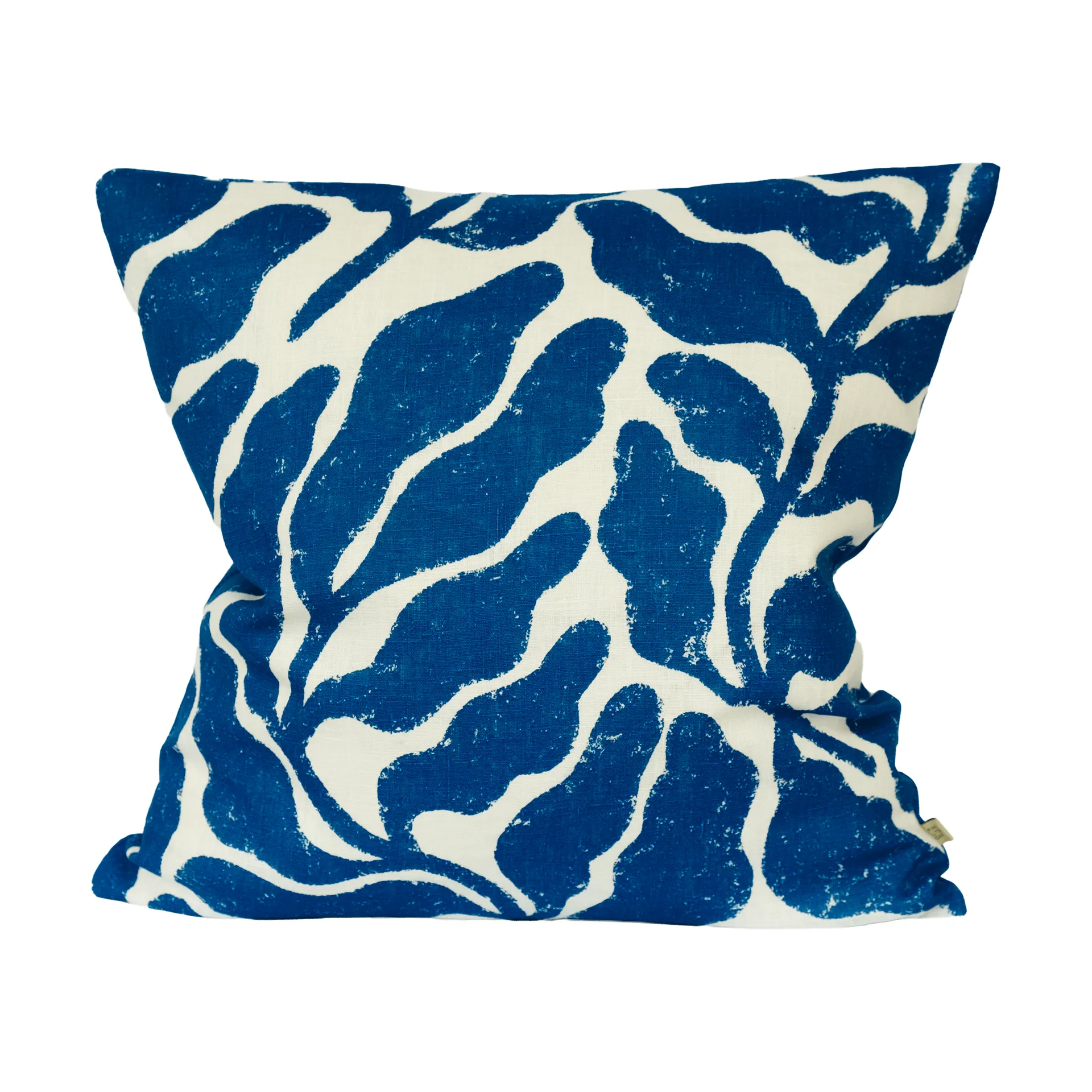Capa de almofada Leaves 48x48 cm, Branco-azul Fine Little Day