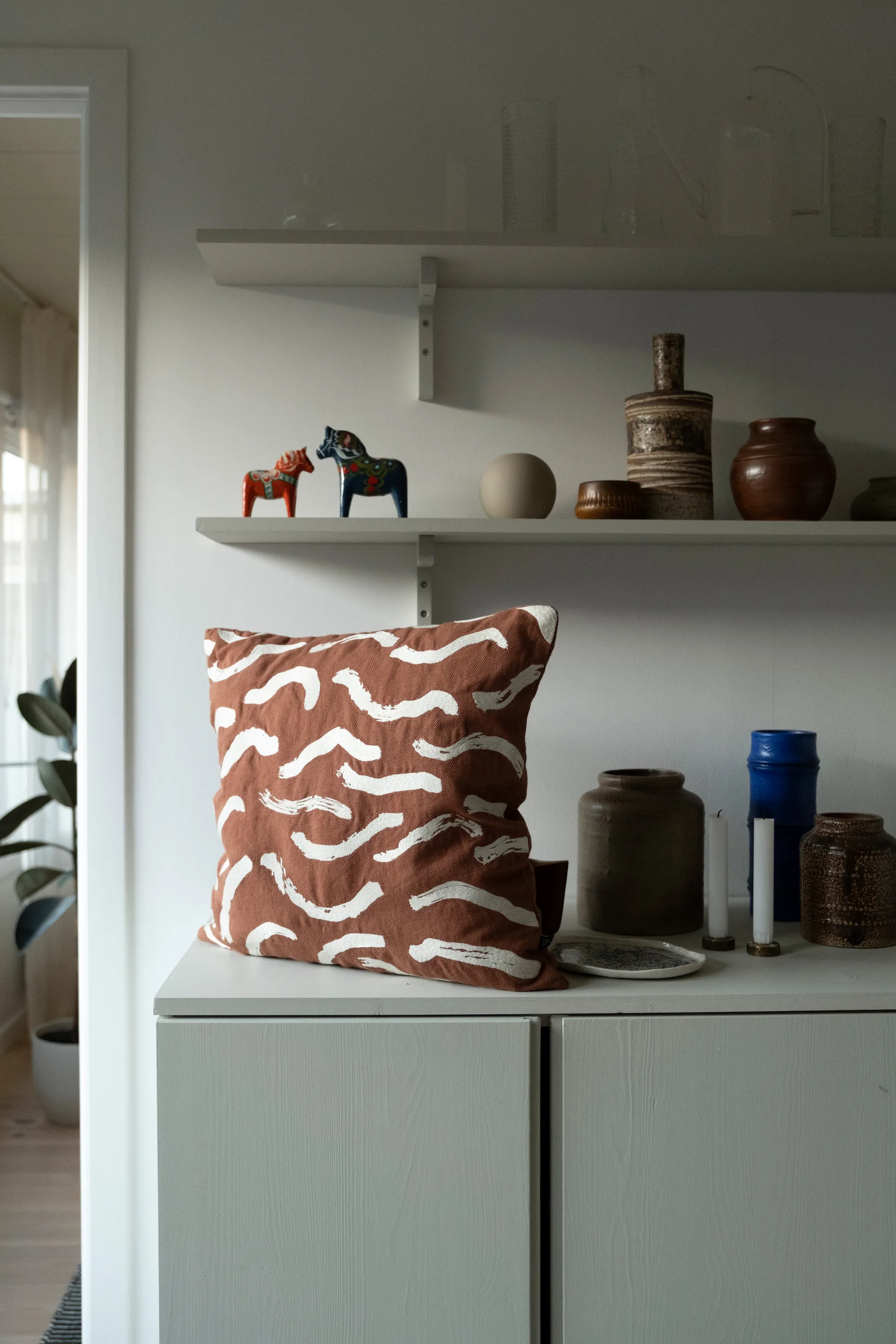 Capa de almofada Stim 48x48 cm, Terracotta Fine Little Day