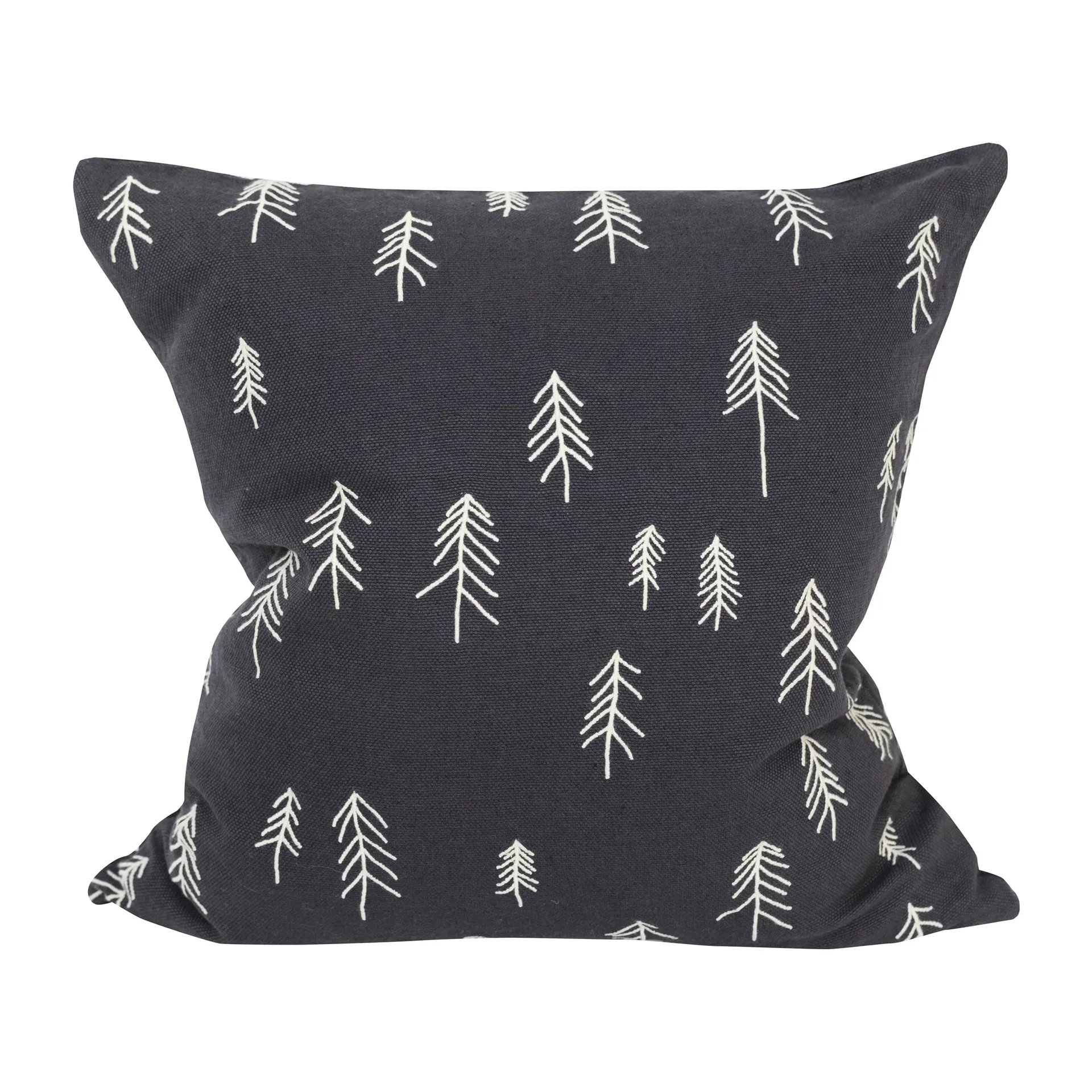 Capa de almofada Tall 48x48 cm, Azul antracite Fine Little Day