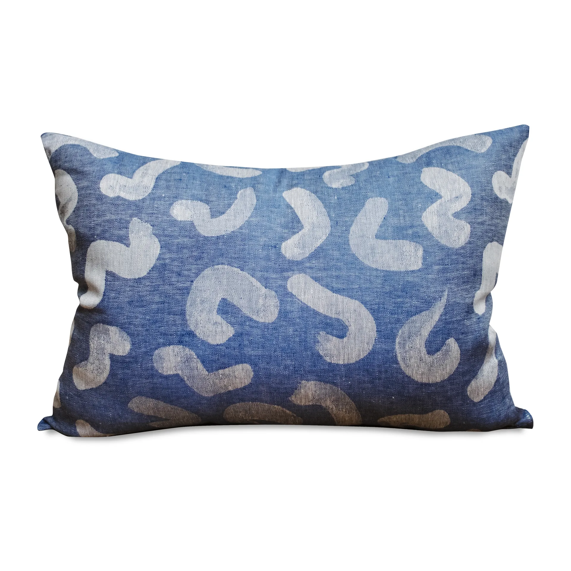 Capa de almofada Udon 68x48 cm, Blue-white Fine Little Day