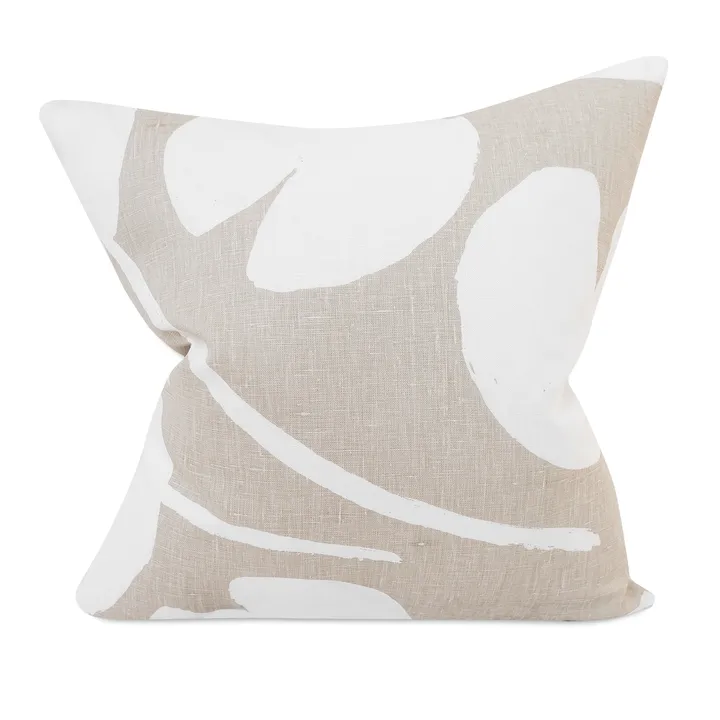 Capa de almofada Water lilies - beige-white, 48x48 cm - Fine Little Day