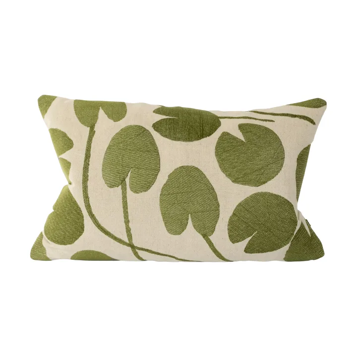 Capa de almofada Water lilies - Natural-verde, 38x58 cm - Fine Little Day