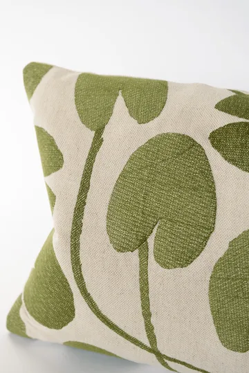 Capa de almofada Water lilies - Natural-verde, 38x58 cm - Fine Little Day