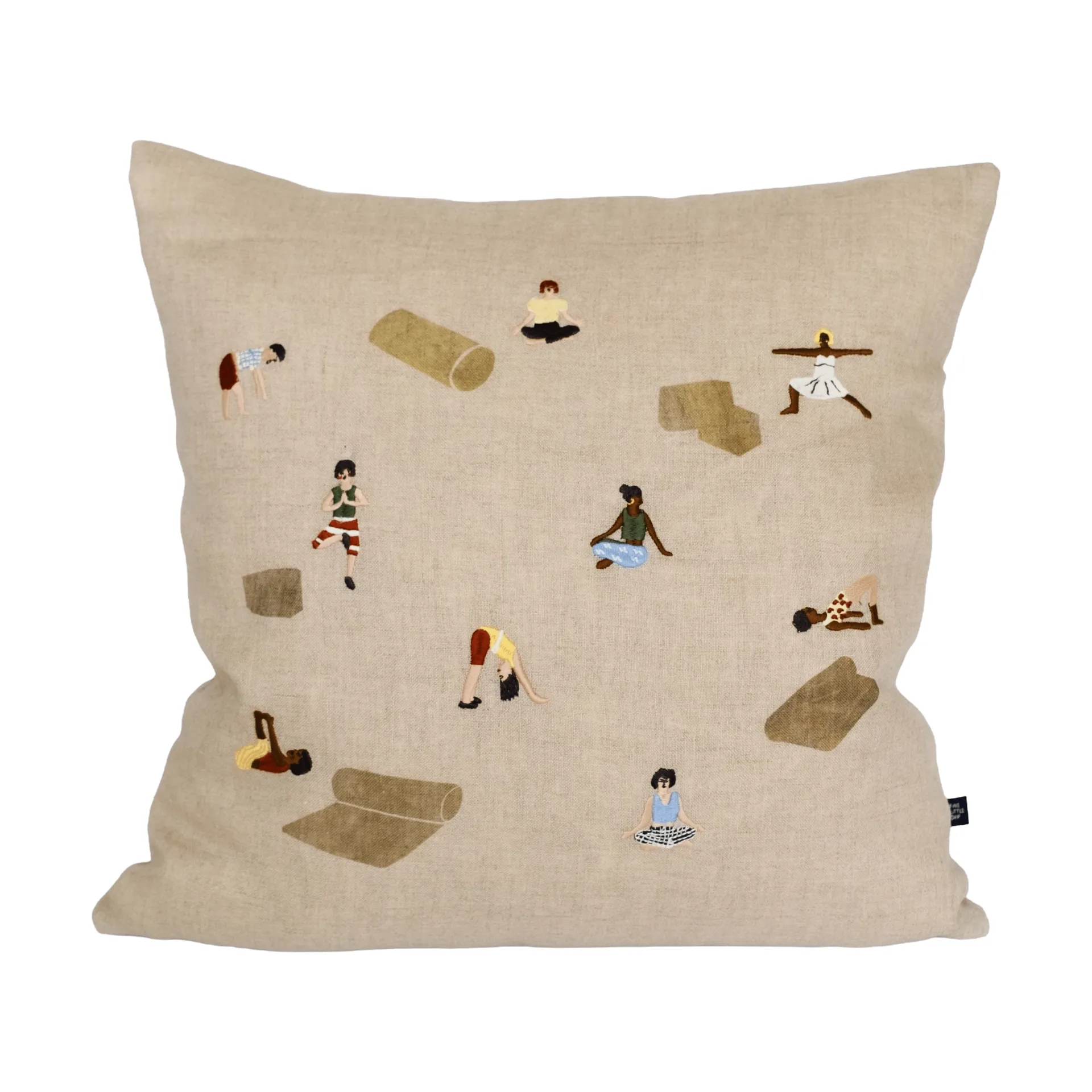 Capa de almofada Yoga, Natural, 45x45 cm Fine Little Day