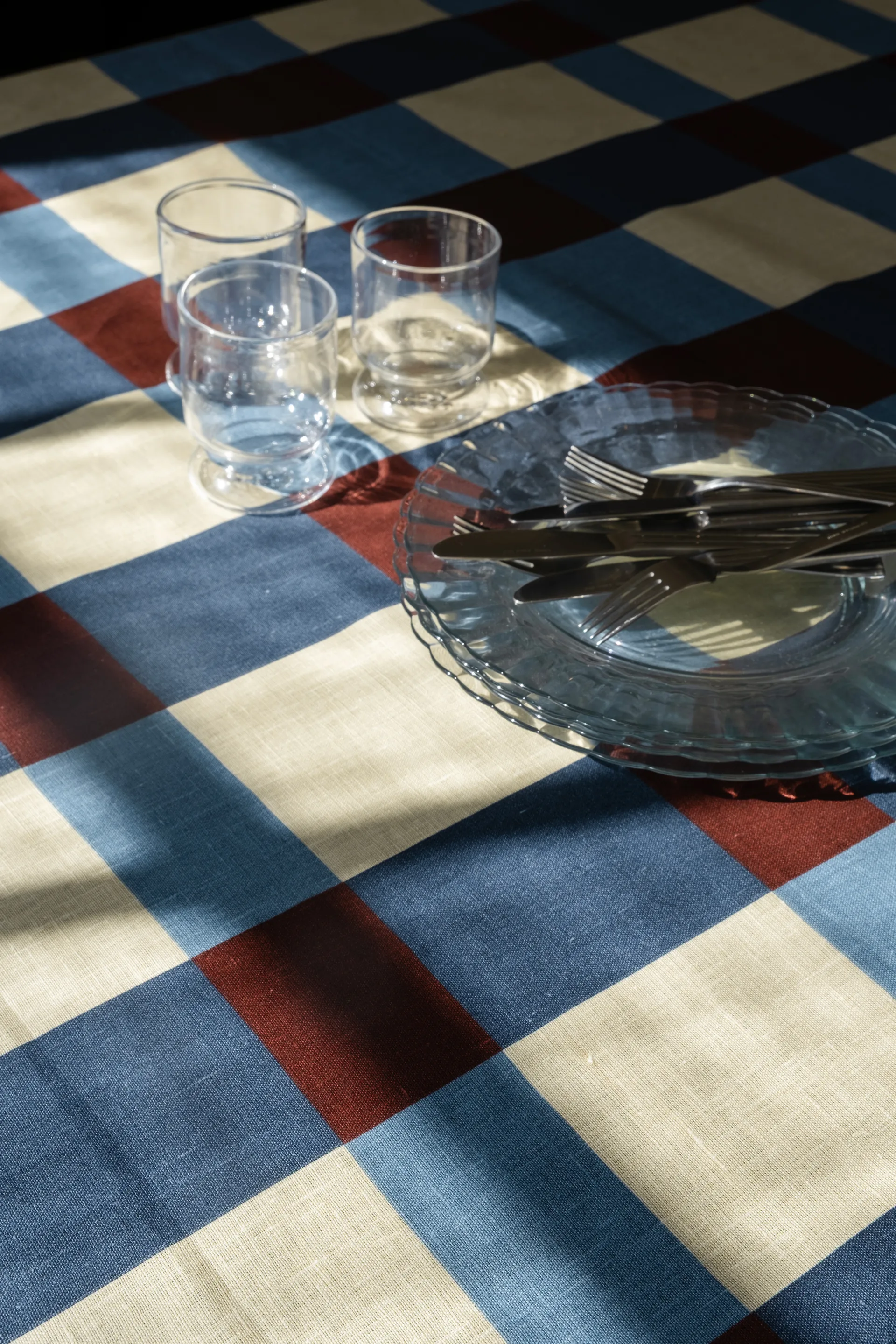 Fält toalha de mesa 149x250 cm, Ameixa Fine Little Day